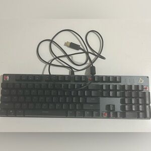 Black Mechanical Keyboard with USB Connection